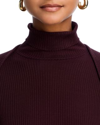 Shrug Layer Turtleneck Sweater