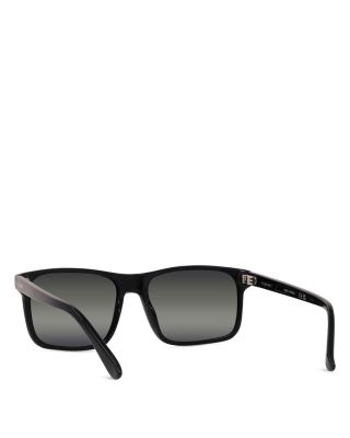 Belvedere 01 Rectangle Sunglasses, 57mm