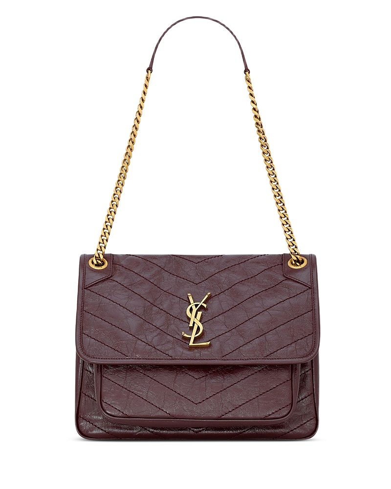 Saint Laurent Niki Medium Shoulder Bag in Vintage Leather