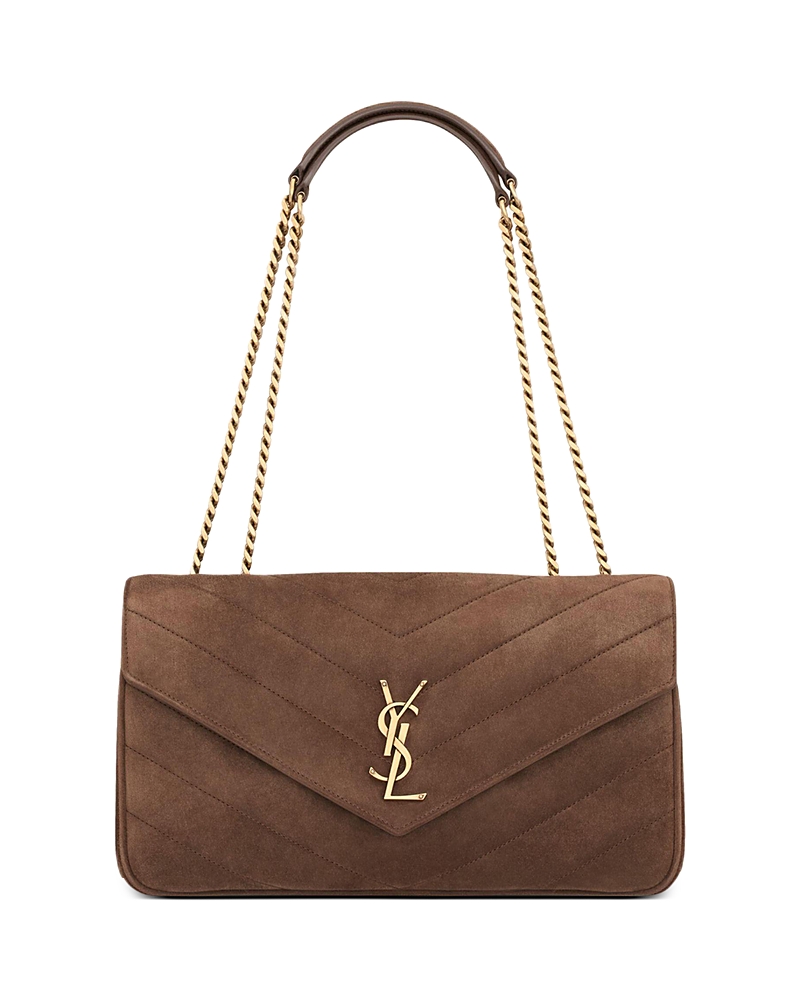 Saint Laurent Loulou Medium in Matelass Suede