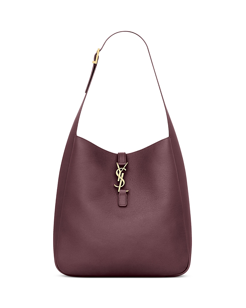 Saint Laurent Le 5 A 7 Supple Large Shoulder Hobo Bag in Smooth Leather · One Size