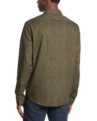 Paisley Relaxed Fit Button Down Shirt 