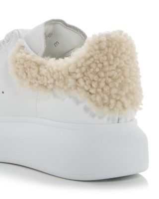 Women's Oversized Shearling Sneakers