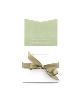  Vintage Alhambra Pendant Necklace 18K Gold and Diamonds, 16.25 - 14.5"