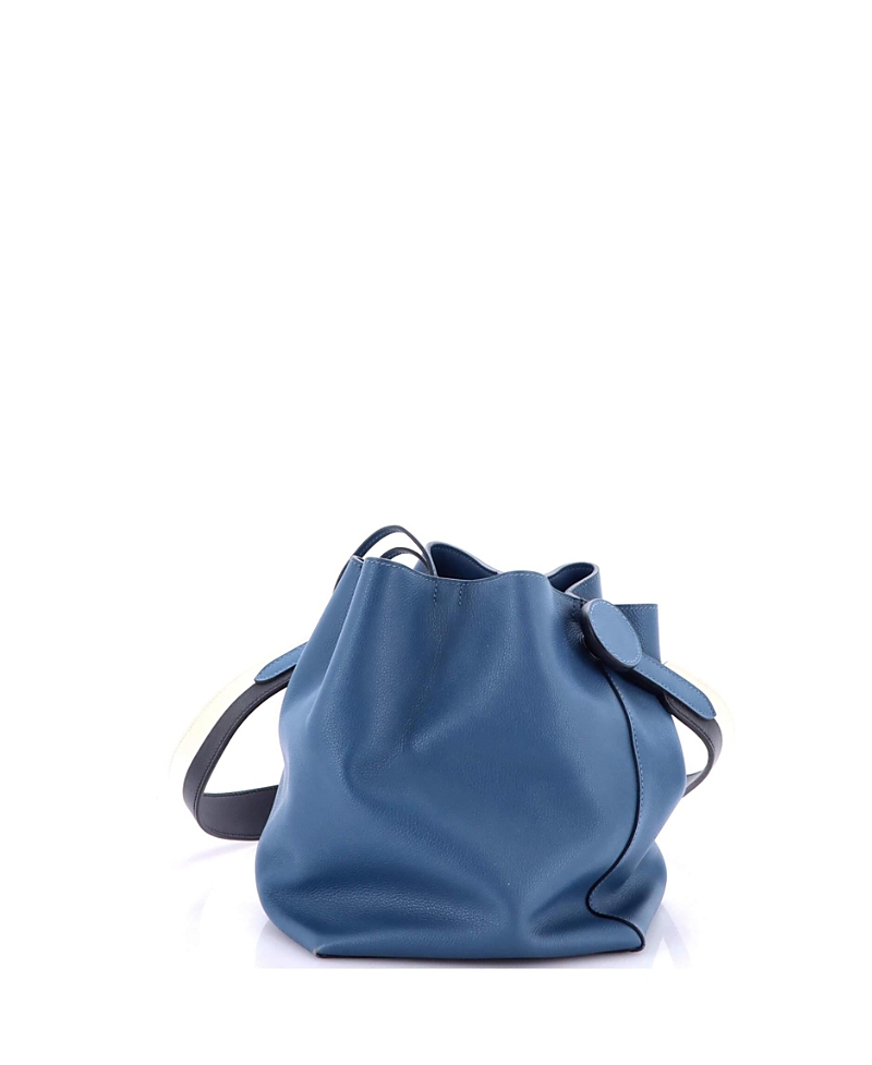 Pre-owned Pre-owned Hermes Hermes 17 Licol Bag Evercolor In Blue