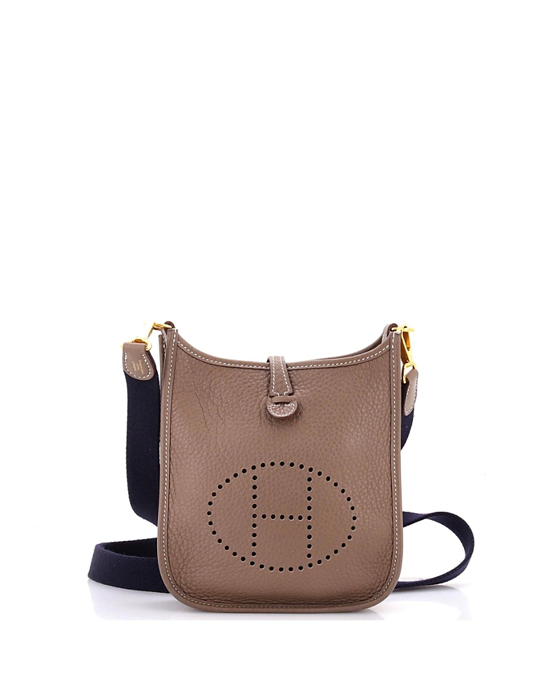 Pre-owned Pre-owned Hermes Hermes Tpm Evelyne Bag Gen Iii Clemence In Gray
