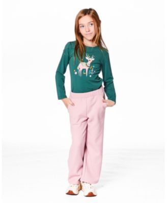 Girls' Waffle Flare Leg Pants - Big Kid