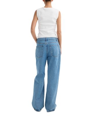 Baggy Fit Jeans in Denim Blue