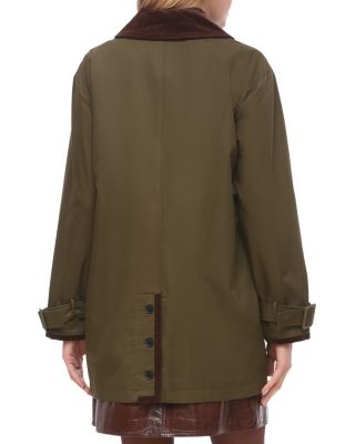 Contrast Collar Jacket