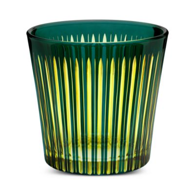 Prism Ice Bucket & Tongs, Green