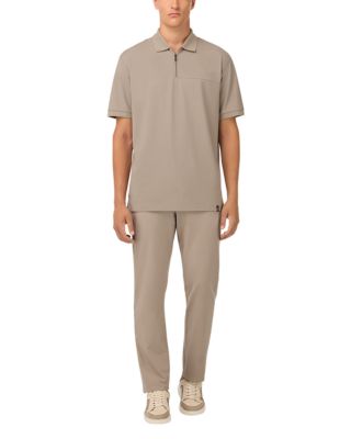 Cool Jade Half Zip Polo Shirt