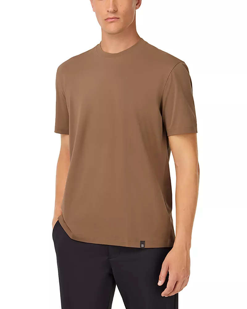 Boggi Milano Tee In Stretch Supima Cotton