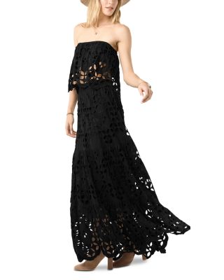 Bora Bora Eyelet Embroidered Strapless Top