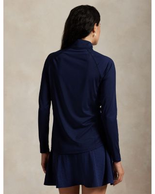 Stretch Jersey Quarter Zip Pullover