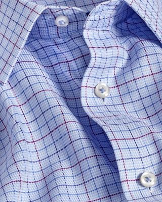 Trim Fit Printed Twill Dress Shirt