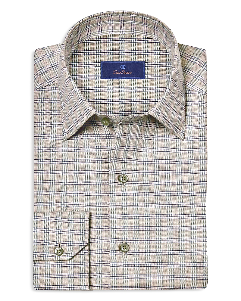David Donahue Printed Sport Shirt
