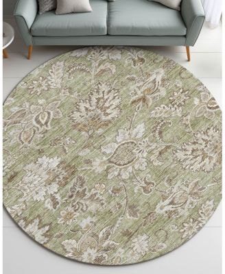 Dalyn Rug Company Silk Road SR2 Round Area Rug, 8'0"x8'0"