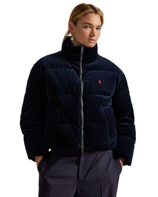 Quilted Corduroy Down Jacket