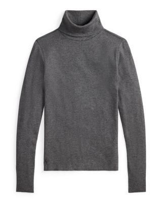Stretch Blend Turtleneck Sweater