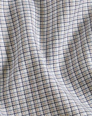Cotton Cashmere Micro Check Sport Shirt
