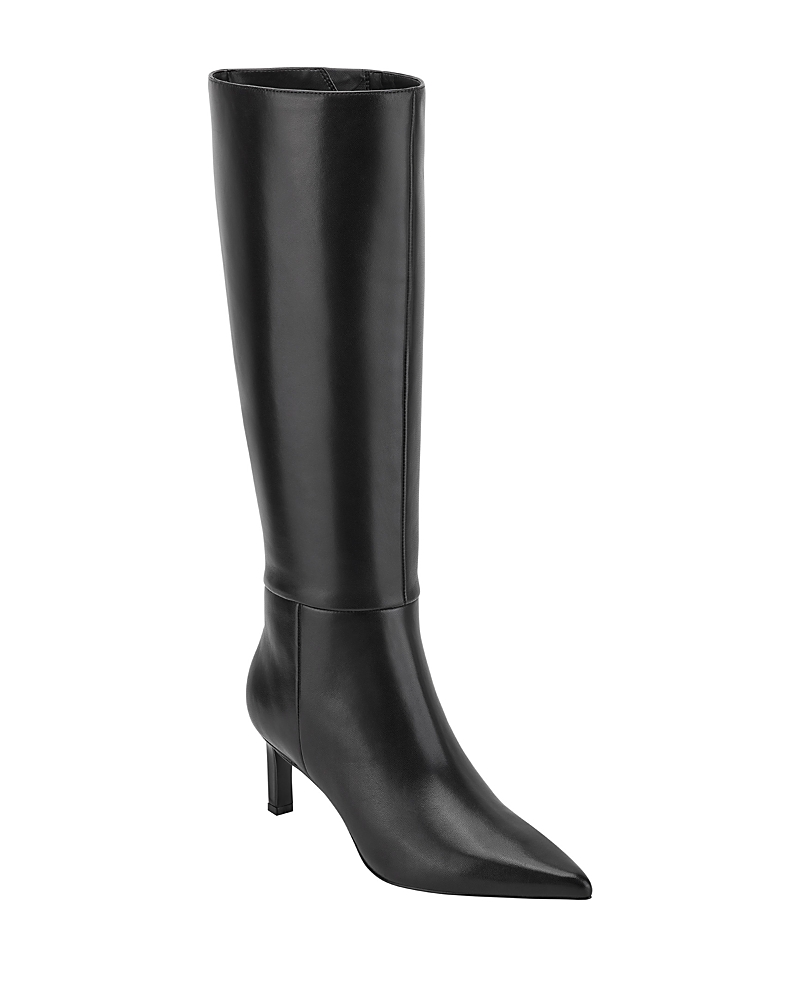 Marc Fisher Ltd Esmee Pointed Toe Knee High Boot In Black