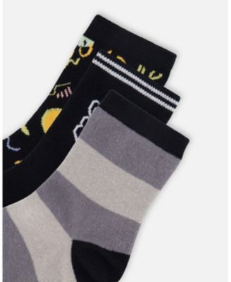 Boys' 3-Pack Knit Socks - Little Kid, Big Kid