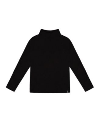  Girls' Super Soft Ribbed Mock Neck Top - Little Kid