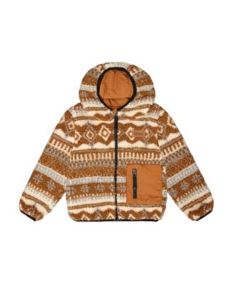 Unisex Reversible Mid-Season Sherpa Jacket - Big Kid