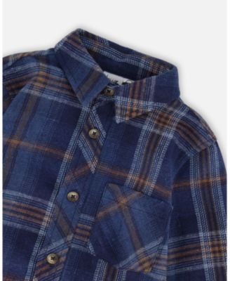 Boys' Long Sleeve Flannel Shirt - Little Kid, Big Kid