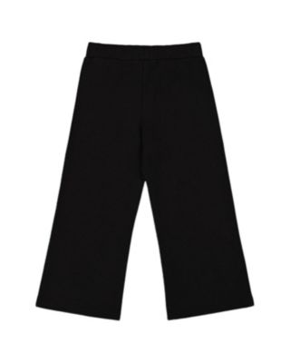 Girls' Ribbed Leggings Bootleg with Slit - Big Kid