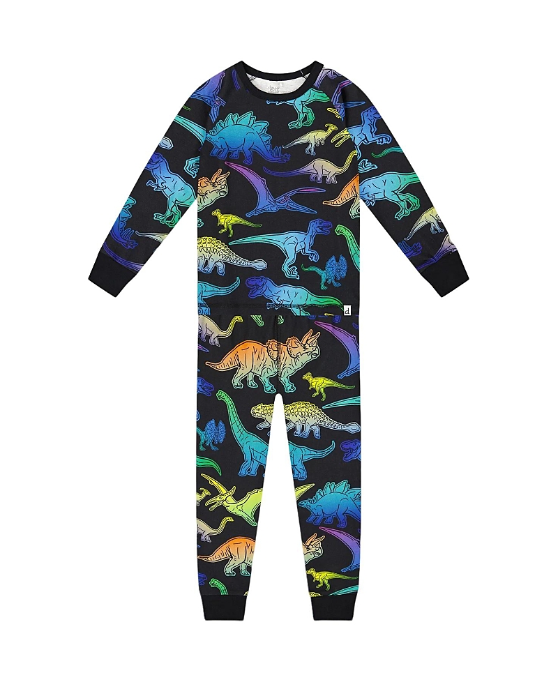 Deux Par Deux Boys' Two-piece Organic Cotton Pajama Set - Baby In Multi