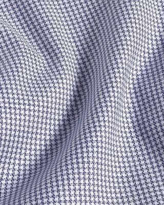 Slim Fit Printed Stretch Twill Dress Shirt