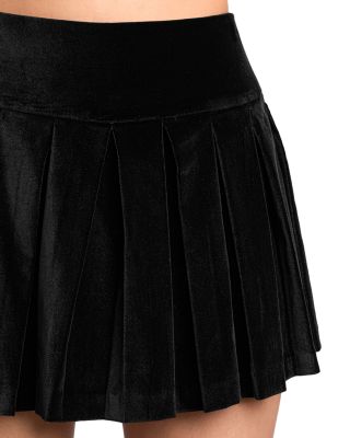 Emilie Box Pleat Mini Skirt