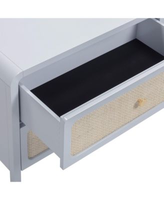 Patty Rattan 2 Drawer Nightstand