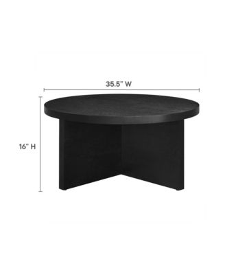 Silas Round Wood Coffee Table