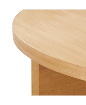 Silas Round Wood Coffee Table