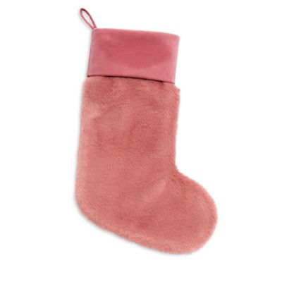Big Rabbit Double Sided Faux Fur Stocking
