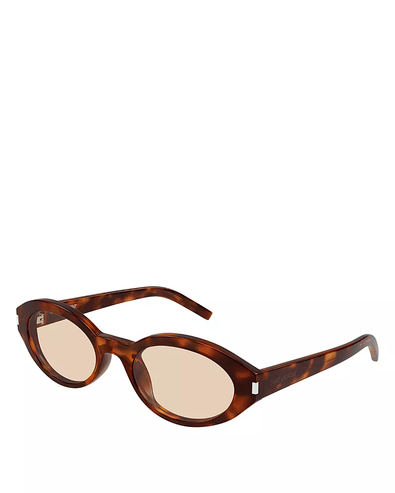 Saint Laurent Oval Sunglasses, 51mm