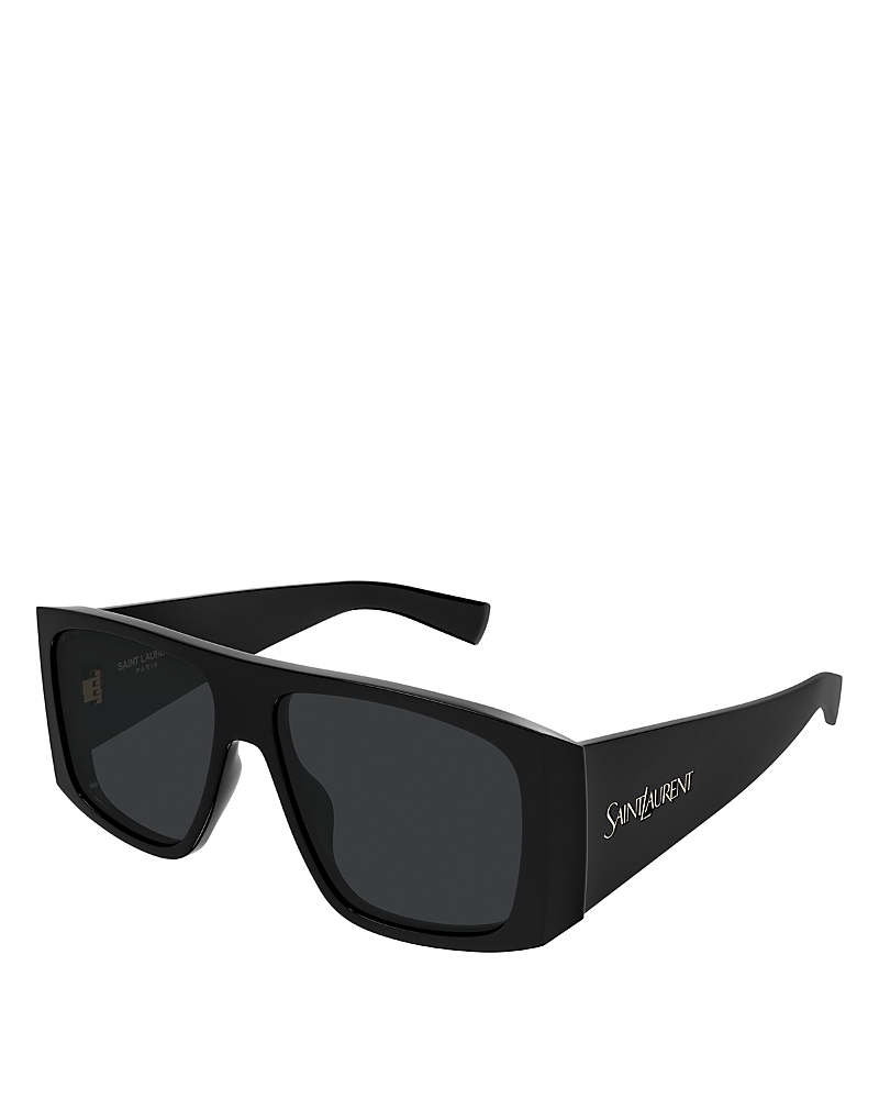 Saint Laurent Rectangular Sunglasses, 57mm