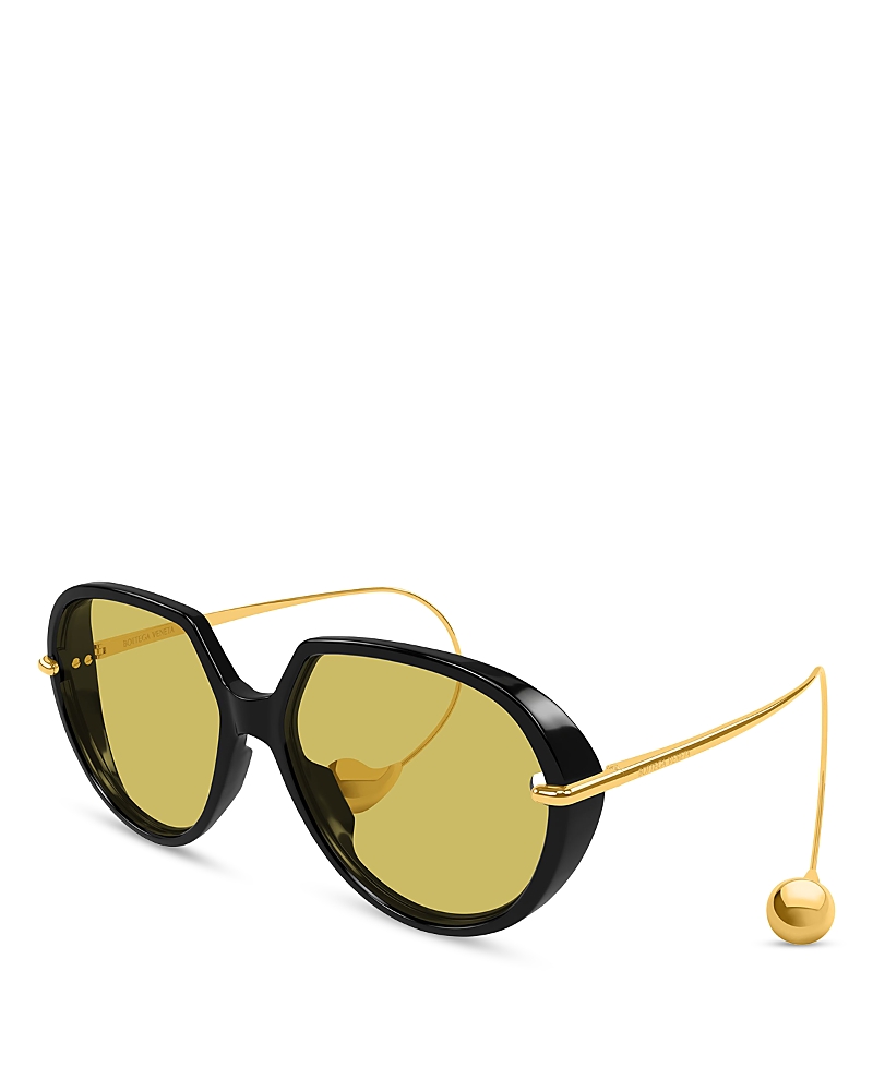 Bottega Veneta Round Sunglasses, 60mm · OS