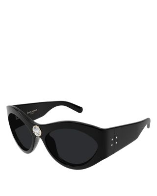 Crystal Geometric Sunglasses, 58mm