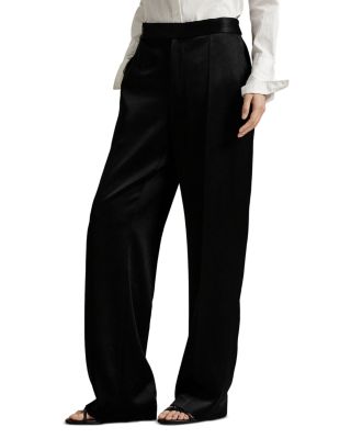 Satin Relaxed Straight Pant