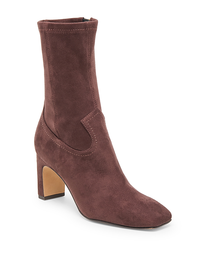 Dolce Vita Roan Block Heel Bootie In Brown