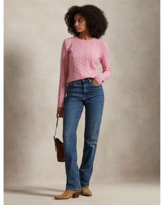 Cable Knit Cashmere Sweater