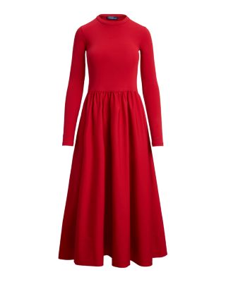 Cotton Long Sleeve Dress