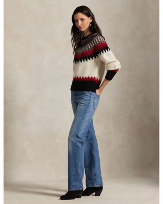 Fair Isle Wool Cashmere Sweater