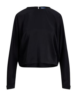 Silk Dolman Sleeve Top