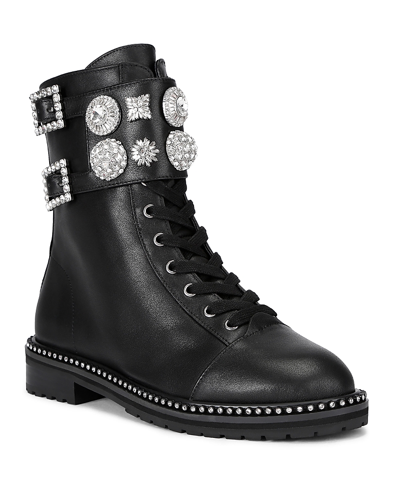 Kurt Geiger London Stoop Combat Boot In Black