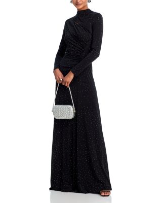 Long Sleeve Studded Gown - Exclusive