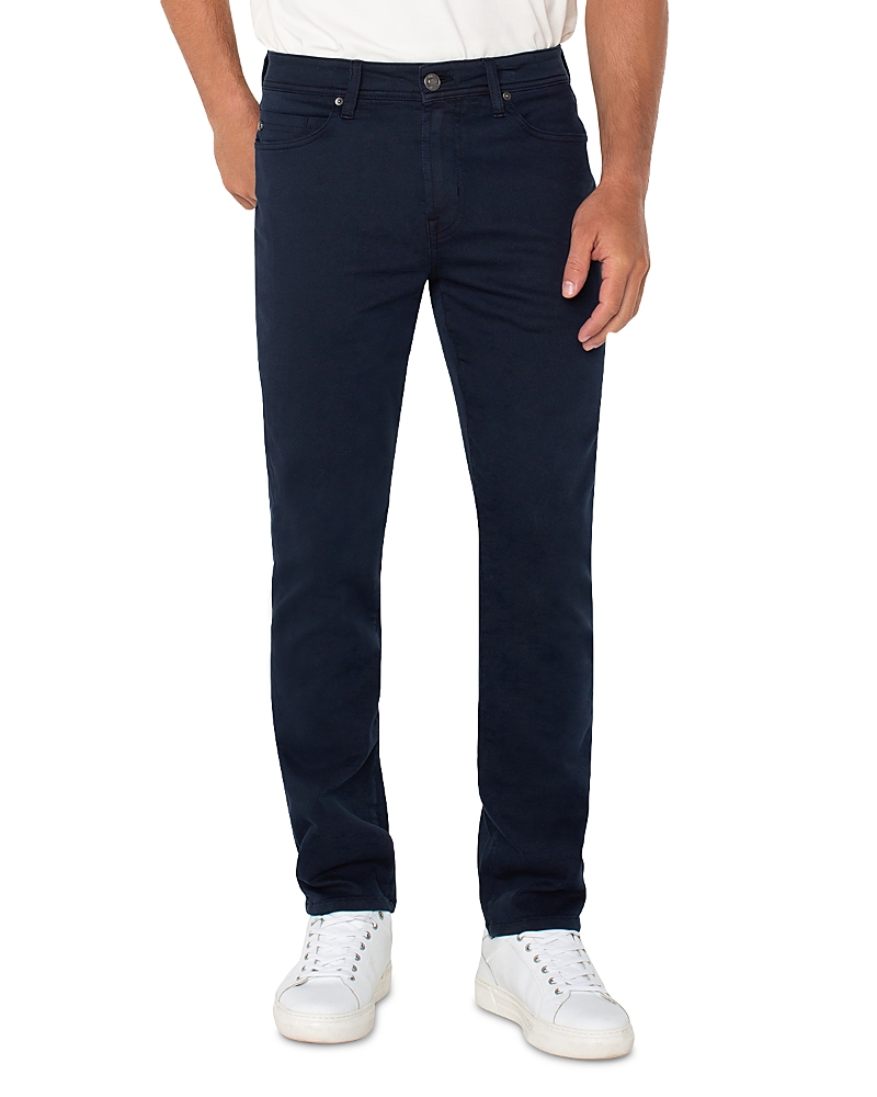 Liverpool Los Angeles Kingston Straight Fit Jeans In Blue